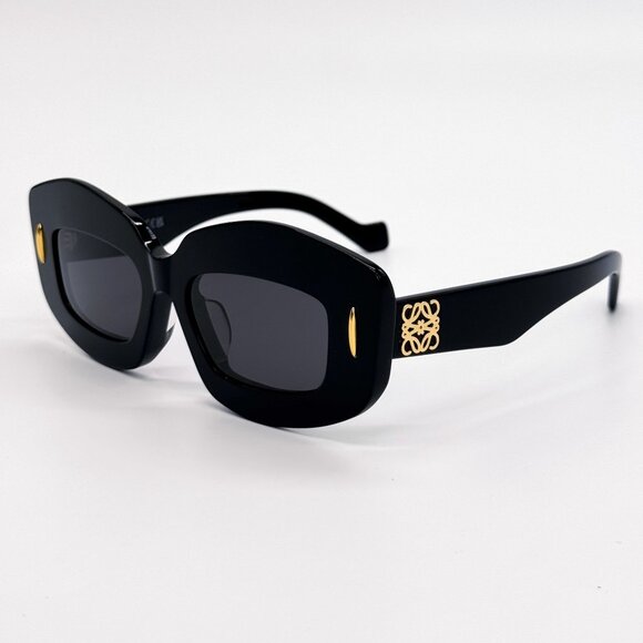 NEW LW40114F 01A, LOEWE BLACK WOMEN SUNGLASSES LOEWE - Picture 6 of 11